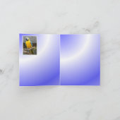 Dank u wel, opmerking van Parrot Bedankkaart (Binnen)