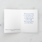 Dank u wel predikant bedankkaart (Binnen)