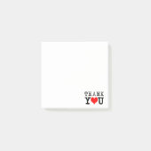 Dank u wel, Red Heart Post-it® Notes (Voorkant)