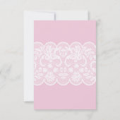 Dank u wel Religieuze Lace Cross Floral Heilige Ka Bedankkaart (Achterkant)