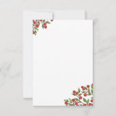 Dank u wel Rustic Squirrel Natuur Woodland Animal Bedankkaart (Achterkant)