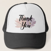 Dank u wel Trendy Floral Trucker Pet (Voorkant)