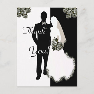 Dank u wel van de Bride en de Groom Kaarten