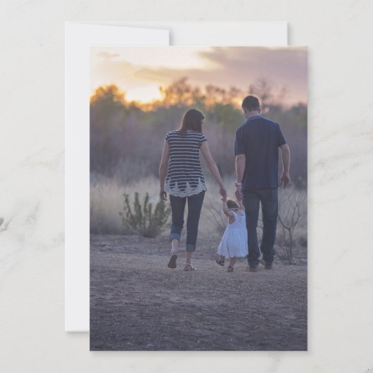 Dank u wel van ons Bokeh Hearts Occasions Kaart (Achterkant)