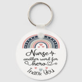 Dank u wel, verpleegkundige held sleutelhanger (Voorkant)