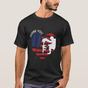 Dank u wel Veteranendag Amerikaanse Mannen van het T-shirt