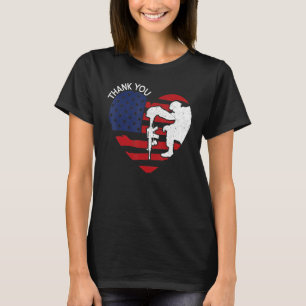 Dank u wel Veteranendag Amerikaanse Mannen van het T-shirt