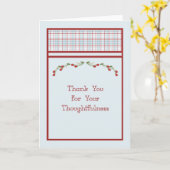 Dank u wel voor de Doordenlijke hedendaagse Deugdz Kaart (Gele Bloem)