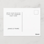 Dank u wel voor de levendige Paarse holografisch Briefkaart (Achterkant)