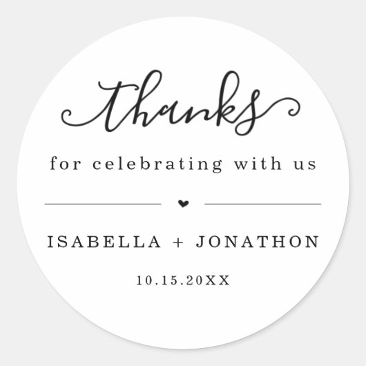 Dank u wel voor de sticker (Voorkant)