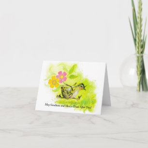 Dank u/Wenskaart, 4"x5.6"Dank u kaart