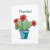 Dank u Wenskaart Bedankkaart (Voorkant)