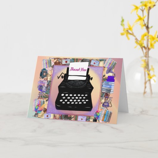 dank u Wenskaart Kaart (Gele Bloem)