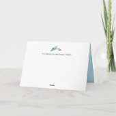 Dank u Wenskaart : Paradijsvogels Bedankkaart (Achterkant)