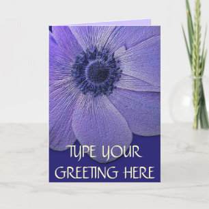 Dank u Wenskaart van de Douane van de Bloemen van Bedankkaart