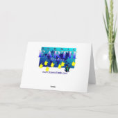 Dank u wenskaart visitekaartje bedankkaart (Achterkant)