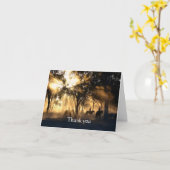 Dank u Westerne Cowboys Scripture Kaart (Gele Bloem)