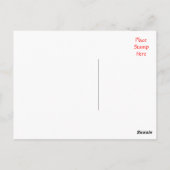 Dank u White Westie Puppy Dog Groeten Briefkaart (Achterkant)