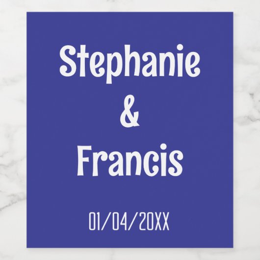 Dank u wijnlabel gunsten wijn etiket (Enkel label)