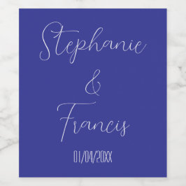 Dank u wijnlabel gunsten wijn etiket