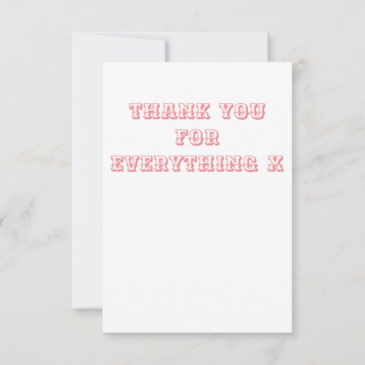 Dank u winterscène kaart (Achterkant)