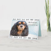 Dank u Wiskunde leraar Kaart (Voorkant)