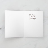 Dank u Wolf, Wolven, Welp, Jong, Natuur, het wild Bedankkaart (Binnen)