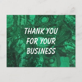 Dank U Zakelijk Professional Groene Promotie- Briefkaart