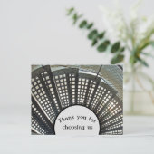 Dank U Zakelijke Klantwaardering Uniek Briefkaart (Staand voorkant)