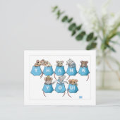 Dank U Zakmuizen Ansichtkaart Briefkaart (Staand voorkant)