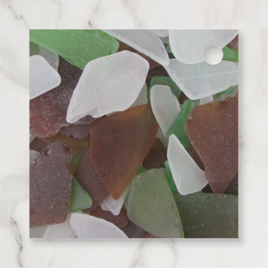 Dank u Zee Glass Photo Multipurpose Bedankt Bedankjes Labels (Achterkant)