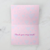 Dank u zeer Kaart (Binnen)