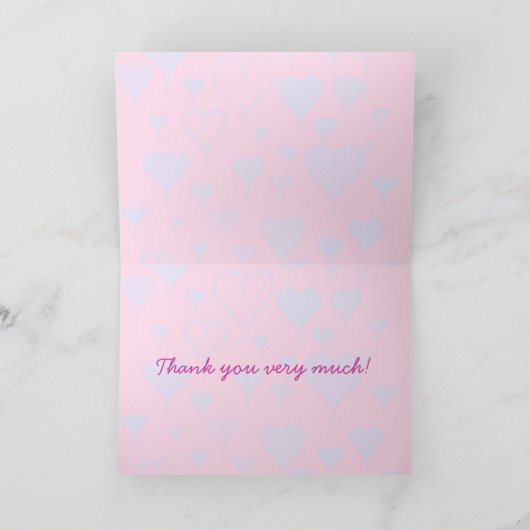 Dank u zeer Kaart (Binnen)