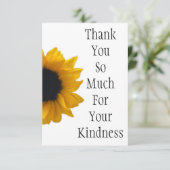 DANK U ZO VEEL VOOR UW KINDERNIS Dank u wel Bedankkaart (Staand voorkant)