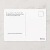 Dank U Zorgmedewerkers Briefkaart (Achterkant)