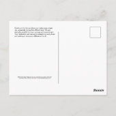 Dank U Zorgverleners Briefkaart (Achterkant)