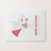 DANK U ZORGVERLENERS VOOR GEZONDHEIDSZORG LEGPUZZEL (Horizontaal)