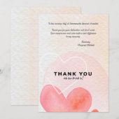 Dank u zuster bedankkaart (Voorkant / Achterkant)