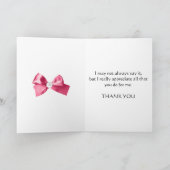 Dank u zuster, de kaart van de bloemenambacht (Binnen)