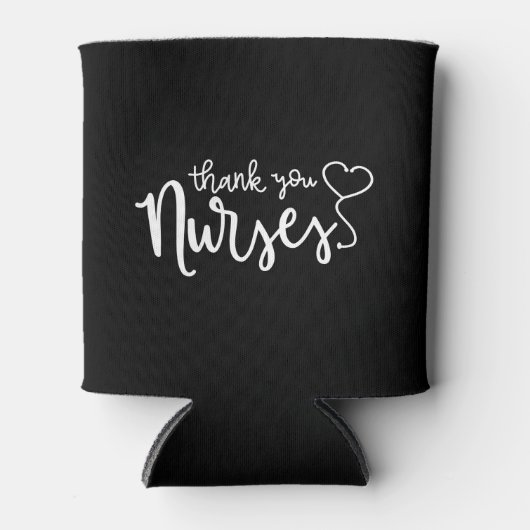 Dank u zuster | Fancy script Blikjeskoeler (Voorkant)