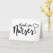 Dank u zuster | Fancy script Kaart (Gele Bloem)