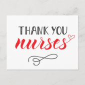 Dank u zuster | Fun Font Briefkaart (Voorkant)