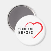 Dank u zuster | Hartrood Magneet (Voorkant / Achterkant)