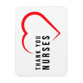 Dank u zuster | Hartrood Magneet (Verticaal)