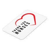 Dank u zuster | Hartrood Magneet (Linkerzijde)