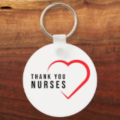 Dank u zuster | Hartrood Sleutelhanger (Voorkant)