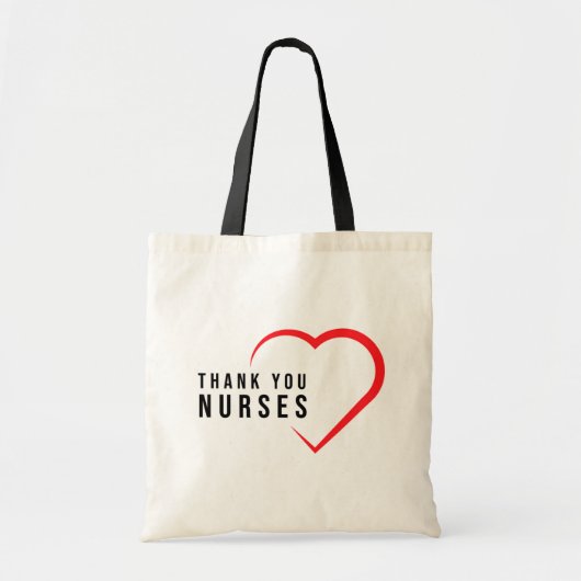 Dank u zuster | Hartrood Tote Bag (Voorkant)