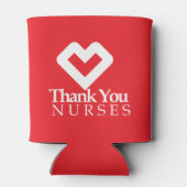 Dank u zuster | Rood hart Blikjeskoeler (Achterkant)