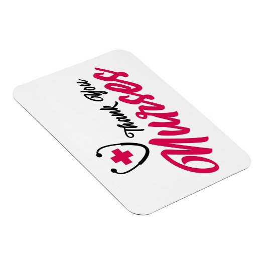 Dank u zuster | Roze Magneet (Rechterzijde)