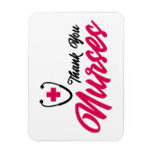 Dank u zuster | Roze Magneet (Verticaal)